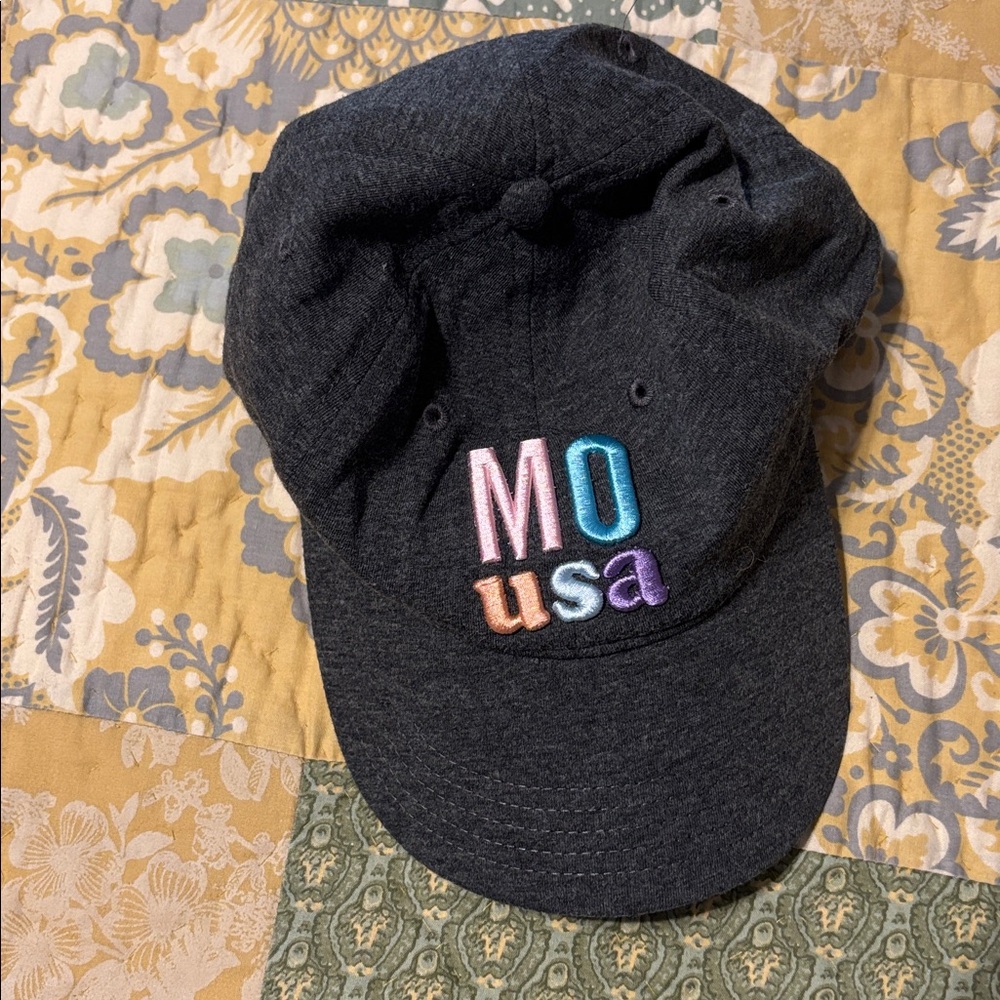 Charcoal Cap with MO USA Embroidery